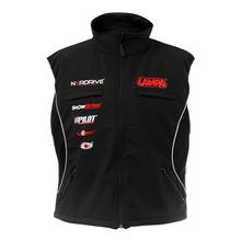 Gilet con cerniera, nero - M