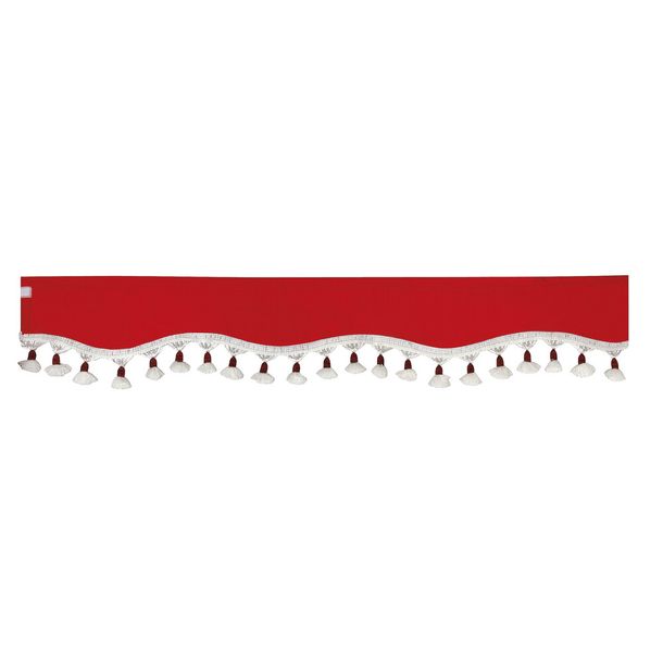Sindy, Sun Visor Strip Microfiber for Trucks - Red