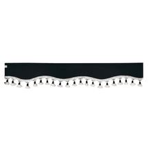 Sindy, bande de protection solaire en microfibre pour camions - Noir