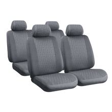Glamur Basic-Fit, Set di rivestimenti coordinati in jacquard - Grigio