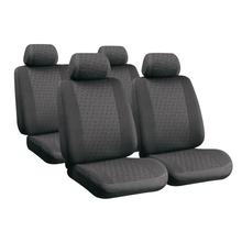Glamur Basic-Fit, Set di rivestimenti coordinati in jacquard - Antracite