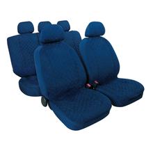 Tapizado de asiento Lampa Set - Tapizados coordinados de microfibra - Azul oscuro