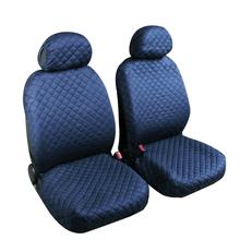 Fundas de asiento Lampa Par - Fundas delanteras universales de algodón - Azules