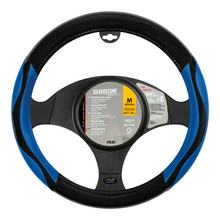 Silverstone, stuurwielhoes van Skeentex - M - Ø 37/39 cm - Blauw