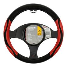 Silverstone, stuurwielhoes van Skeentex - M - Ø 37/39 cm - Rood