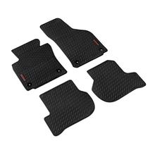 Pilot, Set op maat gemaakte matten van ecologisch rubber - compatibel voor Volkswagen Golf V 3-deurs (11/03>10/08) geïntegreerde ronde bevestiging - Volkswagen Golf V 5-deurs (11/03>10/08) geïntegreerde ronde bevestiging - Volkswagen Golf V