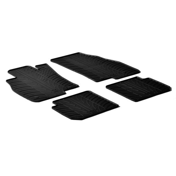 Tapis de sol Lampa en caoutchouc sur mesure compatible avec Alfa Romeo Mito (09/08>04/19)