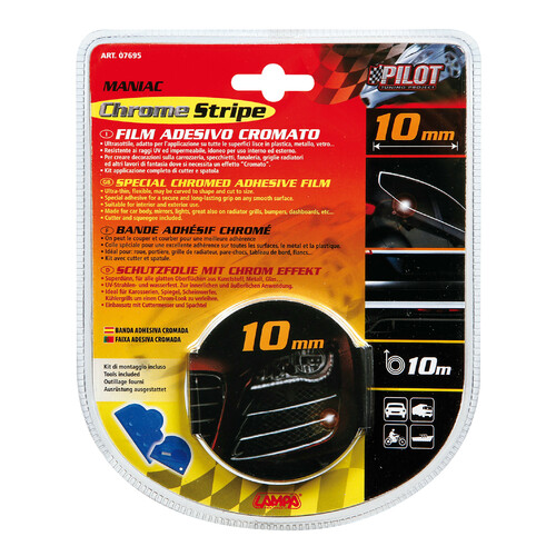 Maniac-Chrome Stripe - 10 m - 10 mm – Bild 2