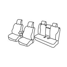 Sitzbezüge Lampa Set Superior - Beige - kompatibel für Volvo XC60 (11/08>04/17)