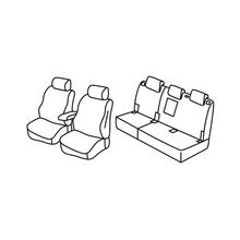 Capas de Assento Lampa Conjunto Superior - Bege - compatível para Ford Transit Connect (04/17>)