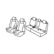 Sitzbezüge Lampa Set Superior - Nocciola - kompatibel für Ford Kuga (11/19>)