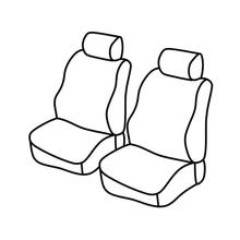 Capas de Assento Lampa Set Superior - Preto/Cinza - compatível para Renault Express (06/21>)