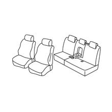 Sitzbezüge Lampa Set Superior - Nocciola - kompatibel für Volkswagen Touareg (05/10>06/18)