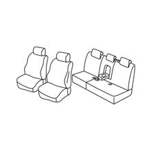 Sitzbezüge Lampa Set Superior - Beige - kompatibel für Volkswagen Touareg (05/10>06/18)