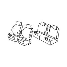 Sitzbezüge Lampa Set Superior - Beige - kompatibel für Bmw Serie 2 Gran Tourer (05/15>)