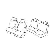 Pokrowce na fotele Lampa Set Superior - Orzech - kompatybilne z Mini Mini (F55) (07/14>)