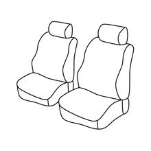 Seat Covers Lampa Set Superior - Beige - compatible for Volkswagen Caddy (03/04>08/15)