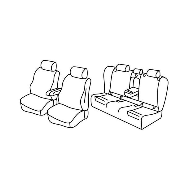 Coprisedili Lampa Set Superior - Beige - compatibili per Bmw Serie 5 Touring (G31) (04/17>)