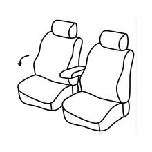 Sitzbezüge Lampa Set Superior - Beige - kompatibel für Renault Kangoo (02/08>05/21) - Renault Kangoo Express (06/21>)