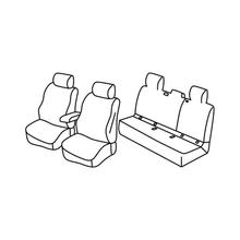 Sitzbezüge Lampa Set Superior - Beige - kompatibel für Toyota Corolla 5p (03/19>)