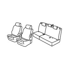 Stoelhoezen Lampa Set Superior - Grijs/zwart - compatibel voor Mitsubishi Eclipse Cross (01/18>)