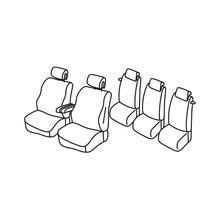 Capas de Assento Lampa Set Superior - Nocciola - compatível para Citroen C4 Grand Picasso (10/06>09/13)