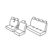 Capas de Assento Lampa Set Superior - Nocciola - compatível para Citroen Jumper (05/14>)