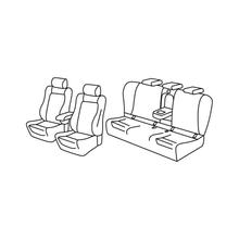 Stoelhoezen Lampa Set Superior - Zwart/Grijs - compatibel voor Bmw Serie 3 (G20) (12/18>)