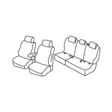 Capas de Assento Lampa Set Superior - Bege - compatível para Volkswagen Touareg (07/18>)