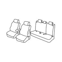 Potahy Lampa Set Superior - Šedá/černá - kompatibilní pro Volkswagen T-Roc (11/17>)