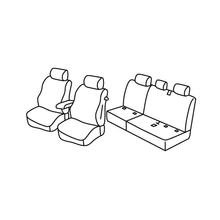 Habillages de sièges Lampa Set Superior - Beige - compatible pour Volkswagen Caddy Life (09/15>12/20)