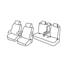 Habillages de siège Lampa Set Superior - Noir/Rouge - compatible pour Volkswagen T-Roc (11/17>)