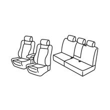 Ensemble de housses de siège Superior - Nocciola - compatible pour Volkswagen Golf Plus (05/05>07/14)