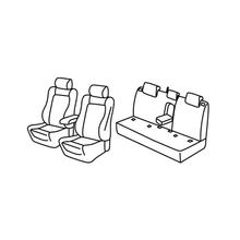 Housses de siège Lampa Set Superior - Gris/noir - compatibles avec Subaru Xv (02/18>)