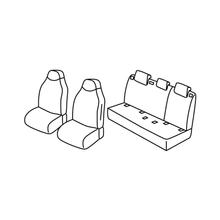 Coprisedili Lampa Set Superior - Nero/Blu - compatibili per Nissan Juke (12/19>)