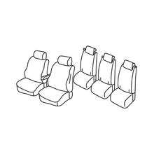 Sitzbezüge Lampa Set Superior - Nocciola - kompatibel für Citroen Berlingo M (09/18>) - Opel Combo Life (01/18>)