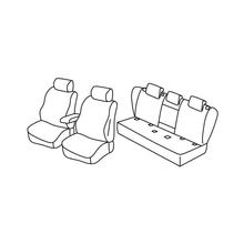 Capas de Assento Lampa Conjunto Superior - Bege - compatível para Audi A6 4p (07/18>)