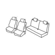 Fundas de asiento Lampa Set Superior - Gris/Negro - compatibles para Suzuki Jimny (11/18>)