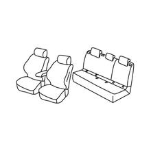 Sitzbezüge Lampa Set Superior - Grau/schwarz - kompatibel für Renault Clio V 5p (08/19>)