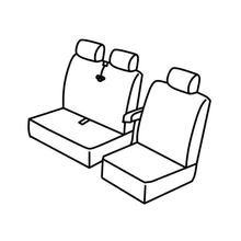 Sitzbezüge Lampa Set Superior - Nocciola - kompatibel für Citroen Jumper (05/14>) - Fiat Ducato (05/14>) - Peugeot Boxer (05/14>)