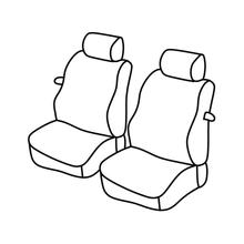 Sitzbezüge Lampa Set Superior - Nocciola - kompatibel für Opel Combo (10/01>03/12)