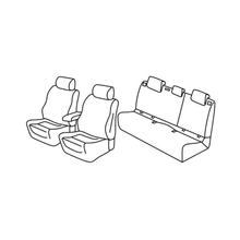 Capas de Assento Lampa Set Superior - Nocciola - compatível para Volkswagen Polo 5p (10/17>)