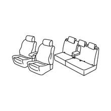 Stoelhoezen Lampa Set Superior - Nocciola - compatibel voor Fiat Tipo sw (09/16>)