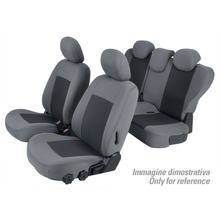 Housses de siège Lampa Set Superior - Gris/noir - compatibles avec Peugeot 5008 (01/17>)