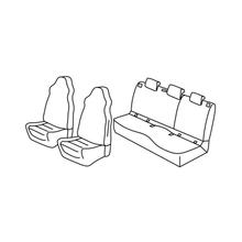 Capas de Assento Lampa Conjunto Superior - Preto/Cinza - compatível para Skoda Karoq (12/17>)