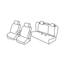 Stoelhoezen Lampa Set Superior - Zwart/Grijs - compatibel voor Opel Insignia Sports Tourer (05/17>)