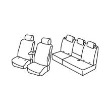 Stoelhoezen Lampa Set Superior - Beige - compatibel voor Citroen C3 Aircross (10/17>)
