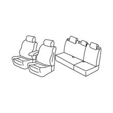 Stoelbekleding Lampa Set Superior - Beige - compatibel voor Opel Astra J Sports Tourer (11/10>02/16)