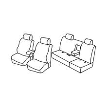 Stoelhoezen Lampa Set Superior - Nocciola - compatibel voor Nissan Navara 4p (01/05>07/14)