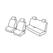 Stoelhoezen Lampa Set Superior - Nocciola - compatibel voor Nissan Navara 4p (01/05>07/14)